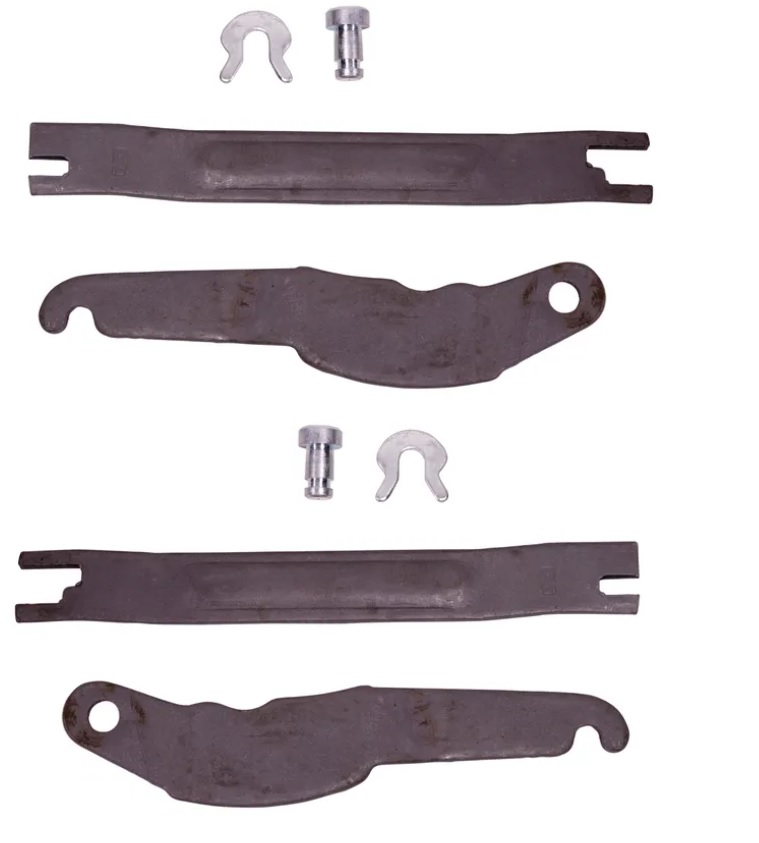 REAR BRAKE SHOE DISTANCE BAR AND LEVER KIT BEETLE 1958-1979 LEFT RIGHT PAIR
