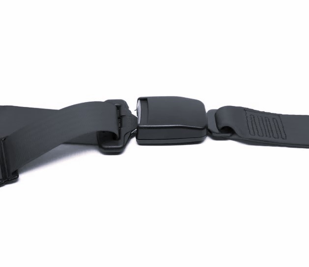 SEATBELT 2 POINT MODERN BUCKLE BEETLE -1979 BLACK