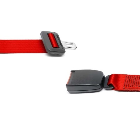 SEATBELT 3 POINT MODERN BUCKLE BEETLE -1979 RED INERTIA REAR