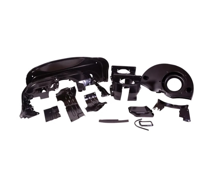 TINWARE KIT 11 PCE 1600CC TWIN PORT BAY WINDOW 1972-1979 BLACK