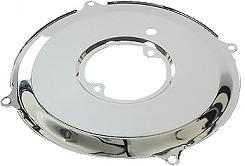 ALTERNATOR DYNAMO BACKING PLATE CHROME