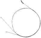 Heater Cable Rear Well Beetle and 1302 1965-1972