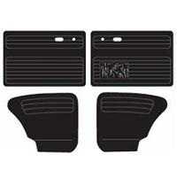 Budget Full Set Of Interior Door And Quarter Panel Cards With Pocket