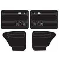 Full Set Of Interior Door And Quarter Panel Cards With Pockets Best Quality