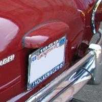 NUMBER PLATE LAMP PARTS VW KARMANN GHIA
