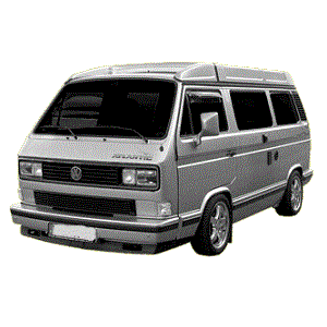 VW TRANSPORTER CAR COVER 1968-1990 POP TOP