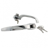 DOOR HANDLE FRONT VW SPLIT SCREEN 64-67 CHROME MATCHING PAIR
