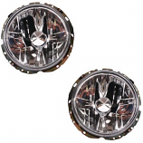 Headlamp Euro Look Beetle and Bay Window Camper H4 Bulb Type PAIR