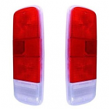 Rear Lamp Lens Red & Clear Bay Window Camper 72-79