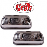 Scat Stainless Steel Rocker Covers Pair Complete SCAT LOGO