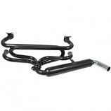 EXHAUST SYSTEM SINGLE GLASS PACK VW BEETLE CAMPER 1300-1600CC