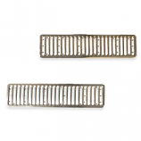 FRONT GRILL COVERS VW BAY WINDOW 72-79 CHROME