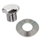 CRANK PULLET NUT AND WASHER 1200-1600CC CHROME