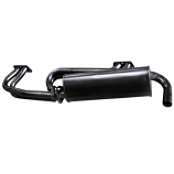 Type 2/25 Single Quiet Pack Exhaust 1700cc-2000cc + 1900cc WBX