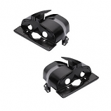 CYLINDER HEAD SHROUDS SINGLE PORT 1300-1600CC BLACK