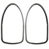 REAR LAMP LENS CHROME TRIM KIT VW BEETLE 68-73