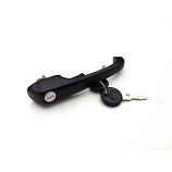 DOOR HANDLE FRONT VW BAY WINDOW 68-79 BLACK
